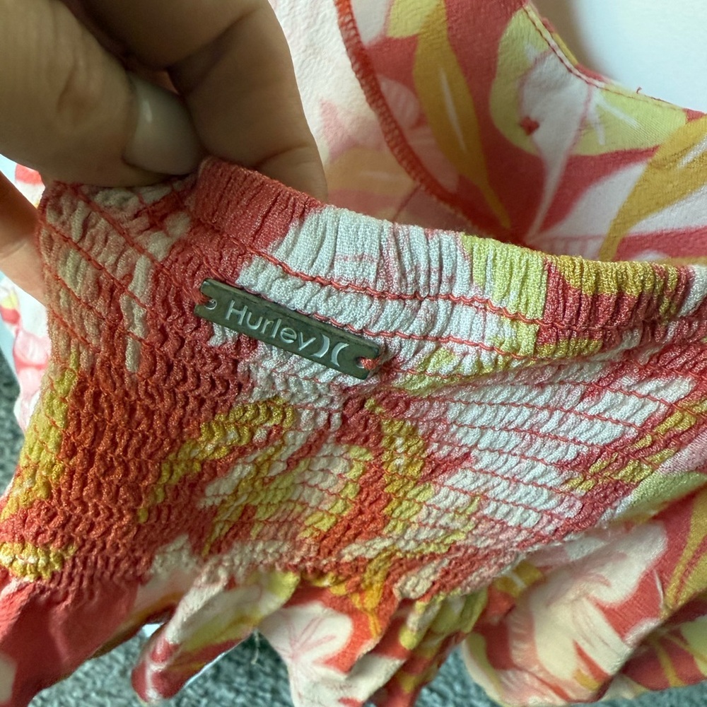 Hurley Pink and Yellow Floral Camisole - Picture 6 of 9